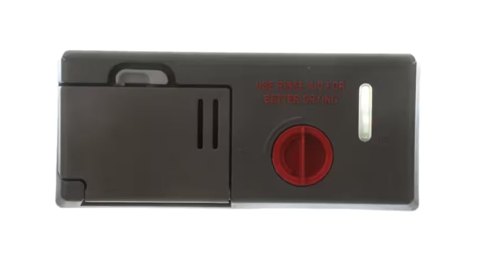 WHIR1P001 W10195176 REV J MODEL0UI 453 Detergent Dispenser, Dishwasher for WDT705PAKZ, WDT710PAHZ, WDT730PAHB