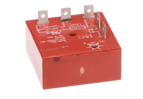Fits Cleveland 1542 Q3T-00005-321 Range .25-5 SEC. Timer, Delay, 120V, 50/60HZ for 24CGM200, 36CGM300, PDM2003