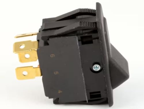 Fits Nemco 1250 10A 250VAC 15A 125VAC Switch, Rocker for 7020A-208, 7030A-2240, 6420-4
