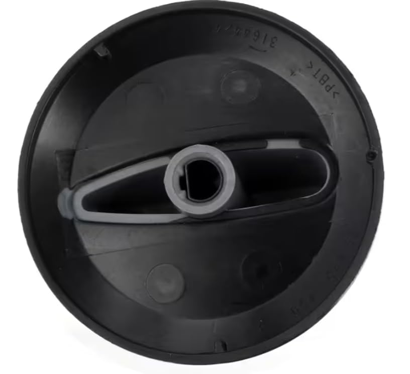 >PBT< 3164427 Knob, Off-Lo-2-8-Hi, Black