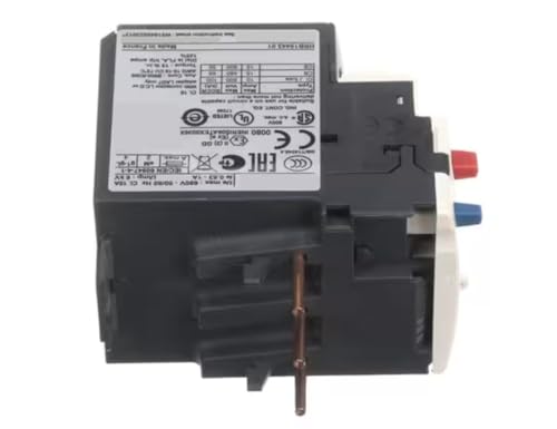 Fits Insinger Ue 690V -50/60HZ Ci. 10A Ie 0.63-1A 60947-4-1 14048.4 0080 INERIS06ATEX0036X 600V 170M HRB15443 01 Overload Relay, .63 to 1 Amp for Galleymaster, Super 106-2, Admiral 44-4