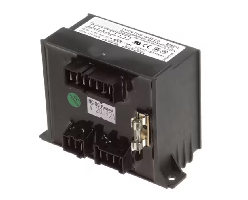 Fits Rational 110170 70VA 9-085-110170 PO/49412/09 Control Transformer, 0-200-208-220-230-240-250 to 2.1-0-2.1-11.5-12V, 50/60HZ for SCC101E, SCC101G, SCC-202G