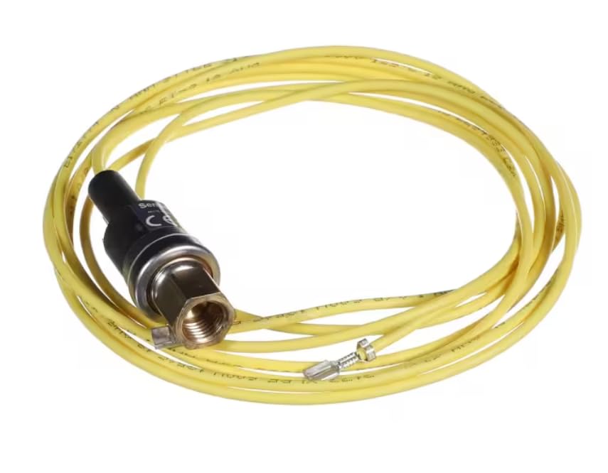 Fits Rheem EN12263 0036 Low Pressure Switch with Wire Leads, 50PSIG, 1/4" Flare, Auto Reset for RA1642AJ1NA, RA1330AJ1NB, RA1430WJ1NA