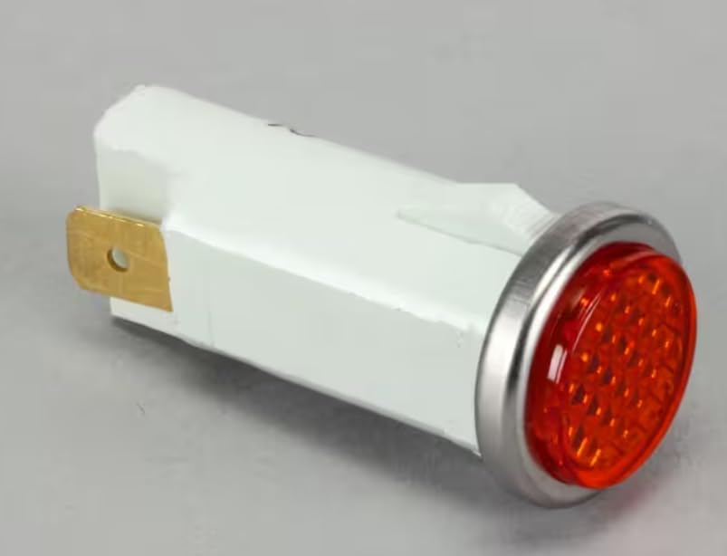 Fits AccuTemp 1242 Light, Pilot Indicator, 208/240 V, Amber for S SERIES, S3 SERIES, S6 SERIES