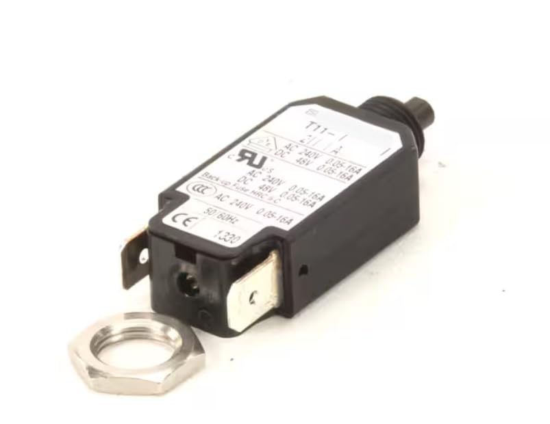 Fits Middleby 211 1A 1330 AC 240V 0.05-16A Circuit Breaker, 240V, 50/60HZ, 1A for PS528G, PS520G, PS536GS