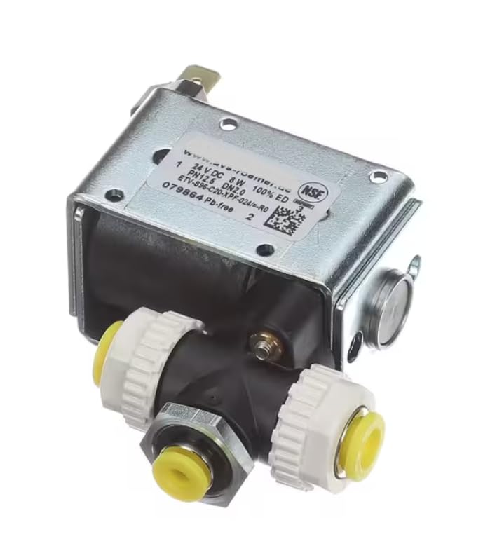 Fits Schaerer ETV-896-C20-XPF-024/=-R0 079864 Solenoid Valve, 24 Volt DC, PPA, 3/2, DC 2