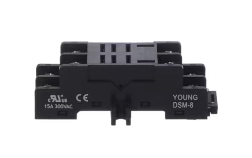 Fits Hillphoenix DSM-8 Socket/Base, Power Relay, 15A, 300VAC