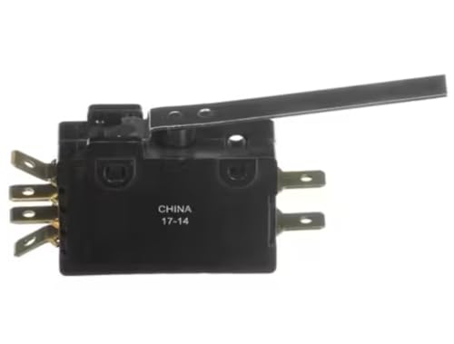 Fits Stoelting 17-14 E193/4 HP 125VAC 15A 125 OR 250VAC Limit Switch, Door Interlock, 125-250VAC, 15A, 1-1/2HP, Double Pole Single Throw, Black for 238R, 238R-109G, 238R-18G