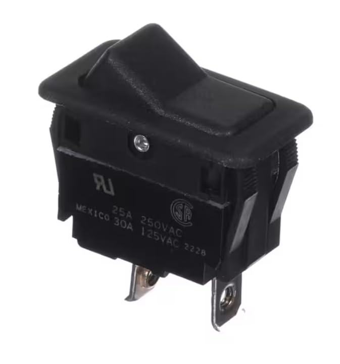 Fits CRES Cor 2228 25A 250 VAC 30A 125VAC Switch, Rocker, 120V, 30A for H149PC, H149UA12