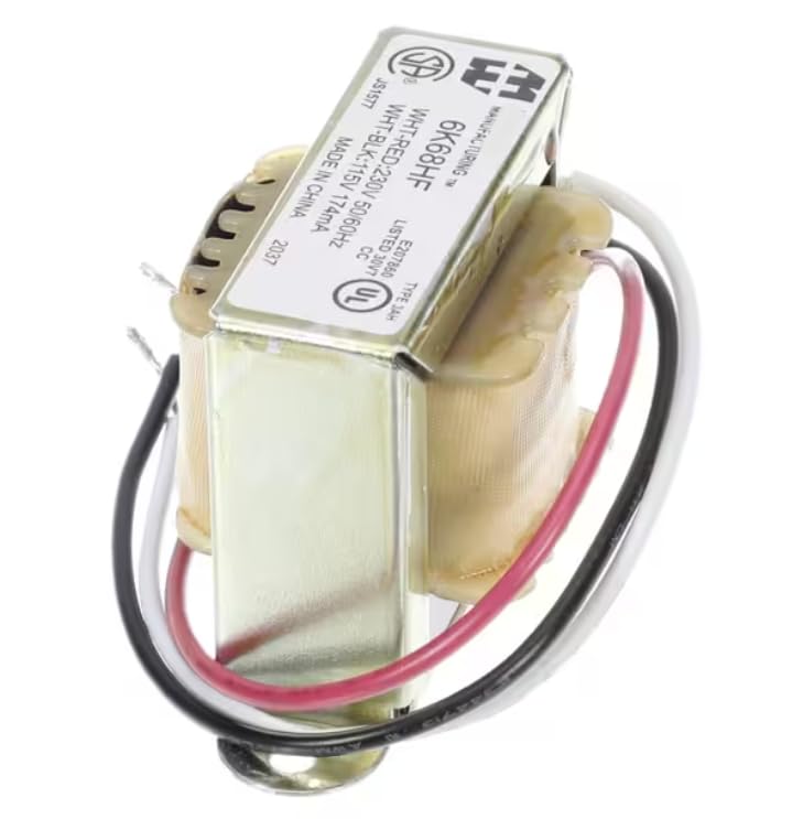 Fits Electro Freeze 3AHE207860 30V7 CC JS1577 2037 Transformer with Wire Leads, 230/115V, 20VA