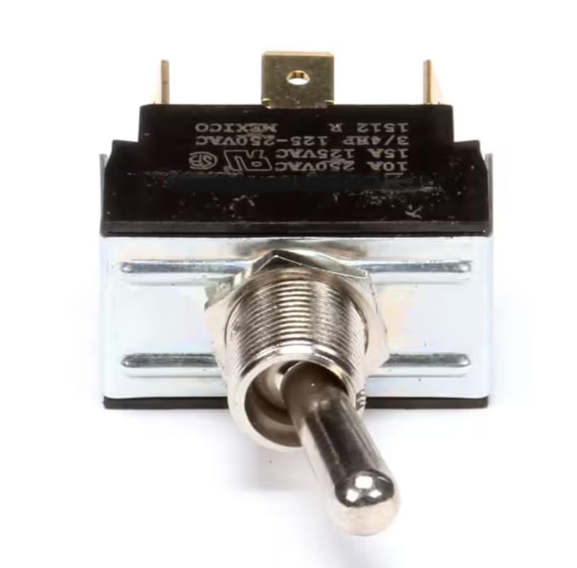 Fits Crathco 1512 R 10A 250 VAC 15A 125 VAC 3/4 HP 125-250 VAC Toggle Switch, On/Off for 3352, 3341A, 3341
