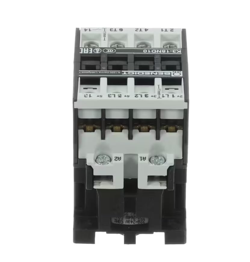 Fits Electrolux Professional IEC60947-4-1 Contactor, 220-240V 50HZ, 240-264V 60HZ, 3 Pole with Auxiliary Contact for 5714310, 5717-3-8E, ECF/E6-T
