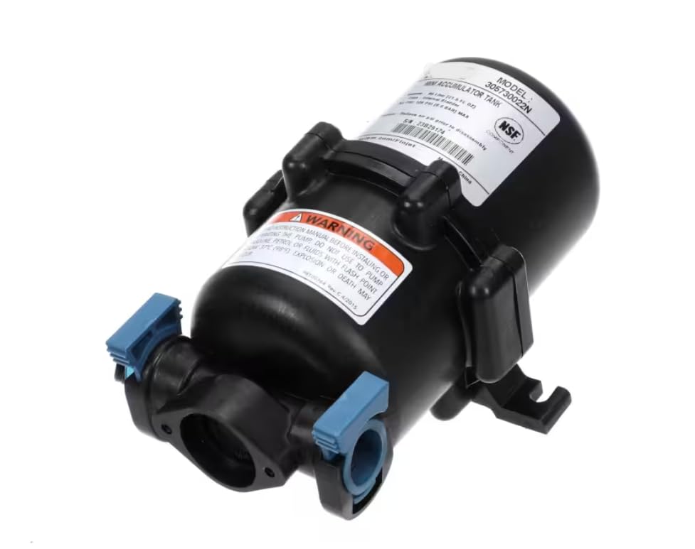 Fits Lancer 306730022N 23B29174 Mini Accumulator Tank Assembly, Internal Bladder, 65 Liter, 126 PSI, Expansion
