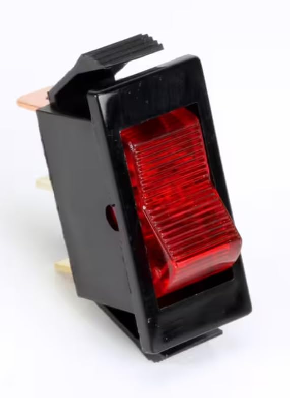 T85/55 125-250Vac 1600HR11E 1243 Rocker Switch, Mini, Lighted, 125 Volt for 46670, 72020, 72023