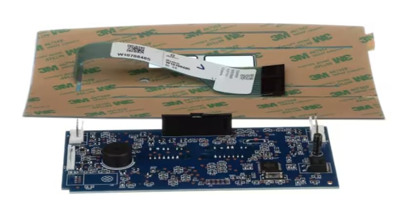 W10708467 B 212029K5M LTC-4624TBZ 0820 CTX12 Control Board & Overlay, Dispenser, Refrigerator for WRF550CDHZ