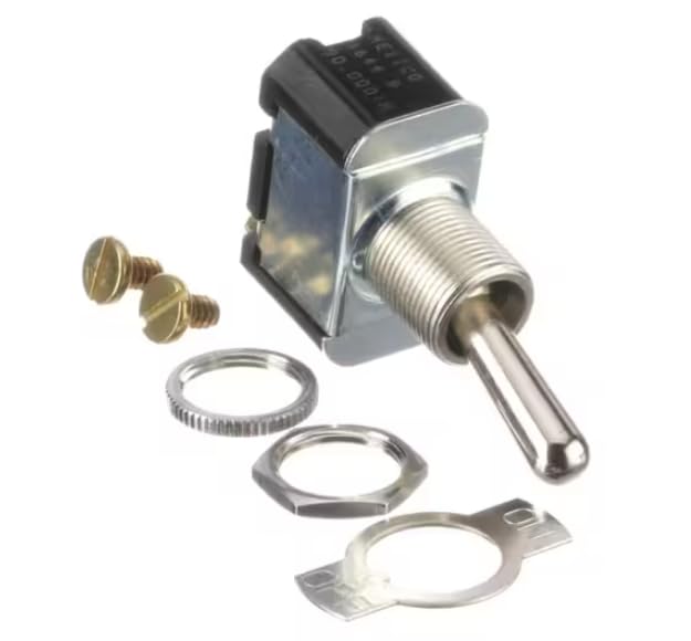 Fits Low Temp Industries 1644 R 12A 250VAC 20A 125VAC 1HP 120-240VAC Switch, Toggle, SPST, 125 Volt, 20 Amp for CFI Series, CPM-1300 Series, ST-R Series