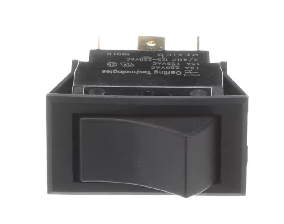 Fits Vulcan Hart 1901R Switch, Rocker, DPDT for ECO2C, ECO6C, GCO4D