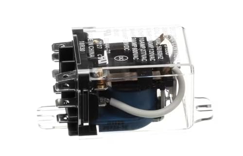 Fits York H1623 20728-55 2127 2127 18R30 B600 Control Relay, 24V Coil, 50/60HZ, 10A, DPDT for 1FF0114, 1FE0405, 1FA0406