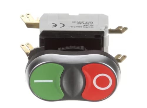 Fits Robot Coupe 60947-5-1 Ith 10A Ui 320V AC AC15 240V 3A Switch, Pushbutton, On/Off