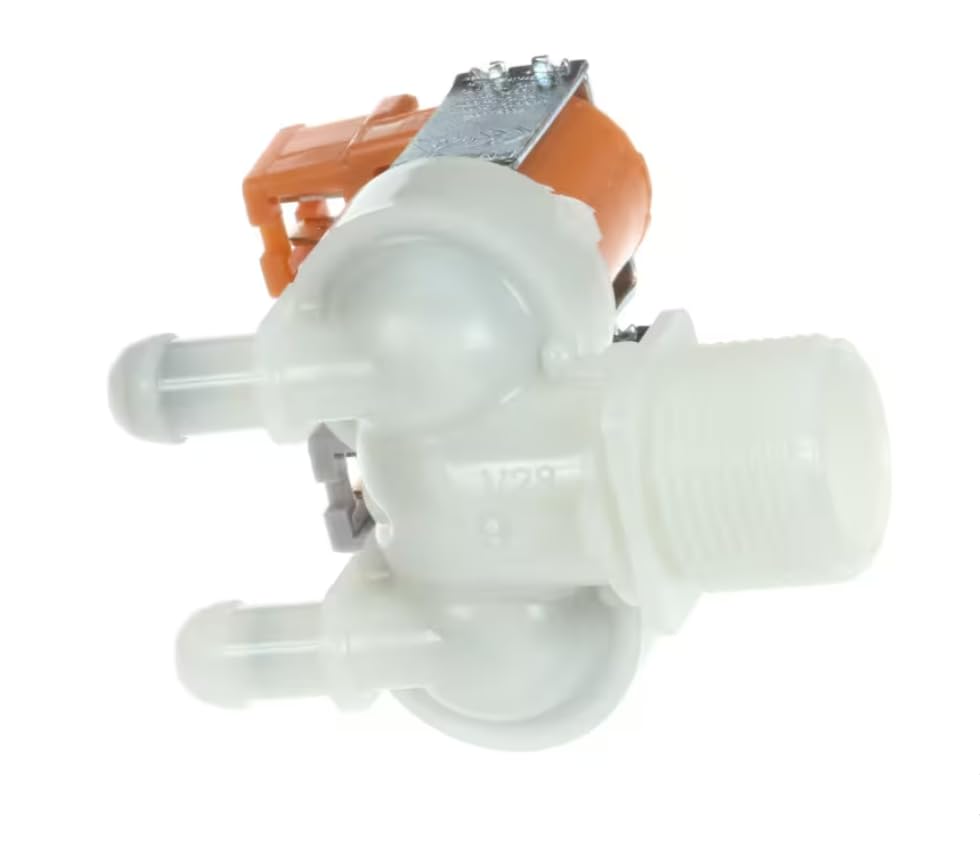Fits Electrolux Professional 3 1450 H 6060/00 0696808100 Solenoid Valve, Water, Dual Coil for AOS101GKZ1, EJN102GBD, AOS101GBG2