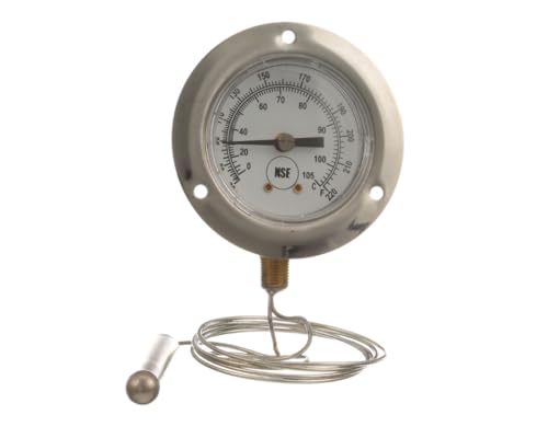 20° - 220° F Thermometer V20368002 for Carter Hoffmann BB Series, PH Series