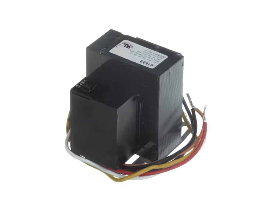 Fits Electro Freeze 41653 NTJ754824-881 Transformer, 120/208/240/480 to 24V, 50/60HZ, 75VA for B12, B24, CS600