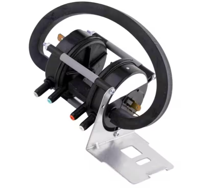 Fits Lennox 155187-1 01537 S155188-1 Pressure Switch Assembly, 2 Stage, .90/-.50 for EL296UH110XV48C-07, 95AF2UH070V12B-56, EL296DF090XE48C-01