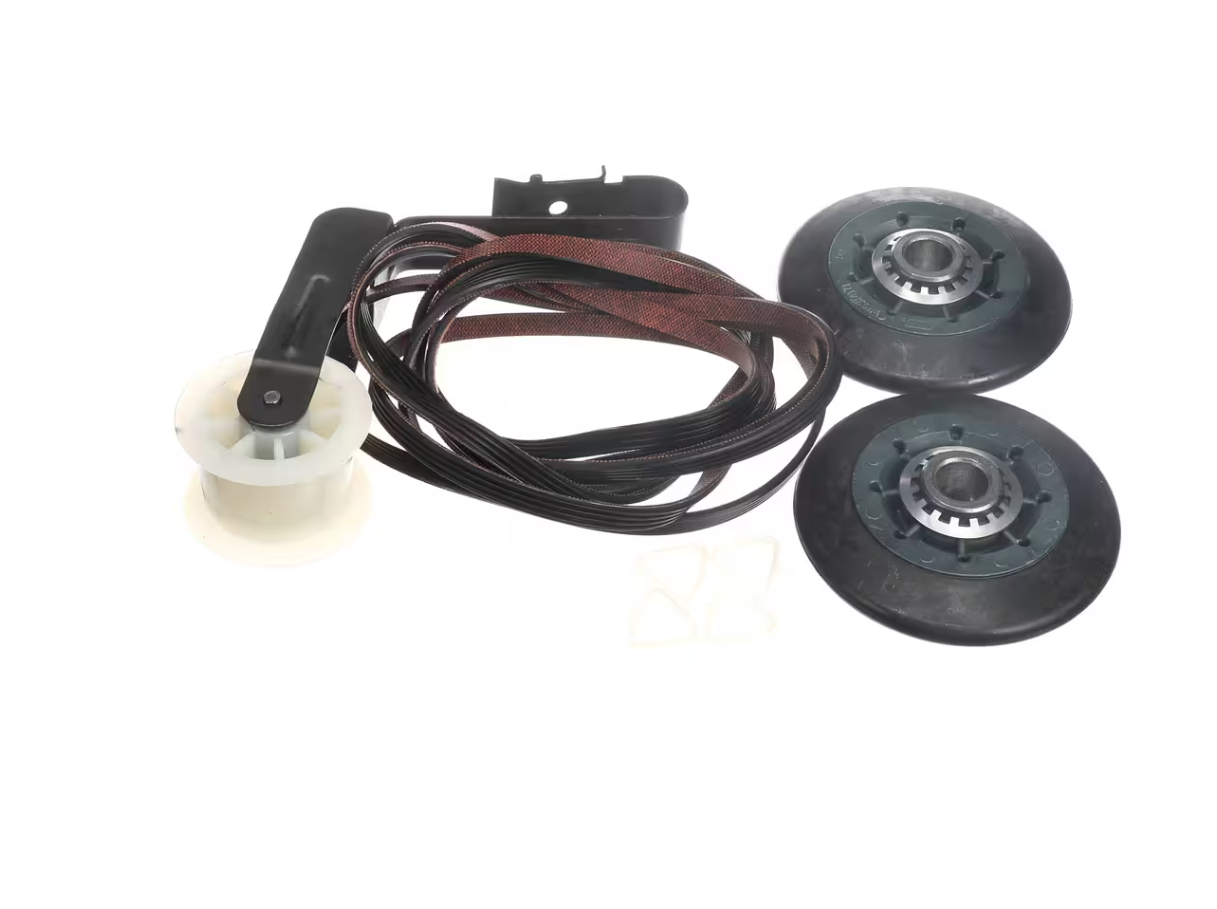 Whirlpool W10314171 Dryer Maintenance Kit, Belt/Idler Pulley/Drum Support Rollers/Roller Tri-Rings/Clip