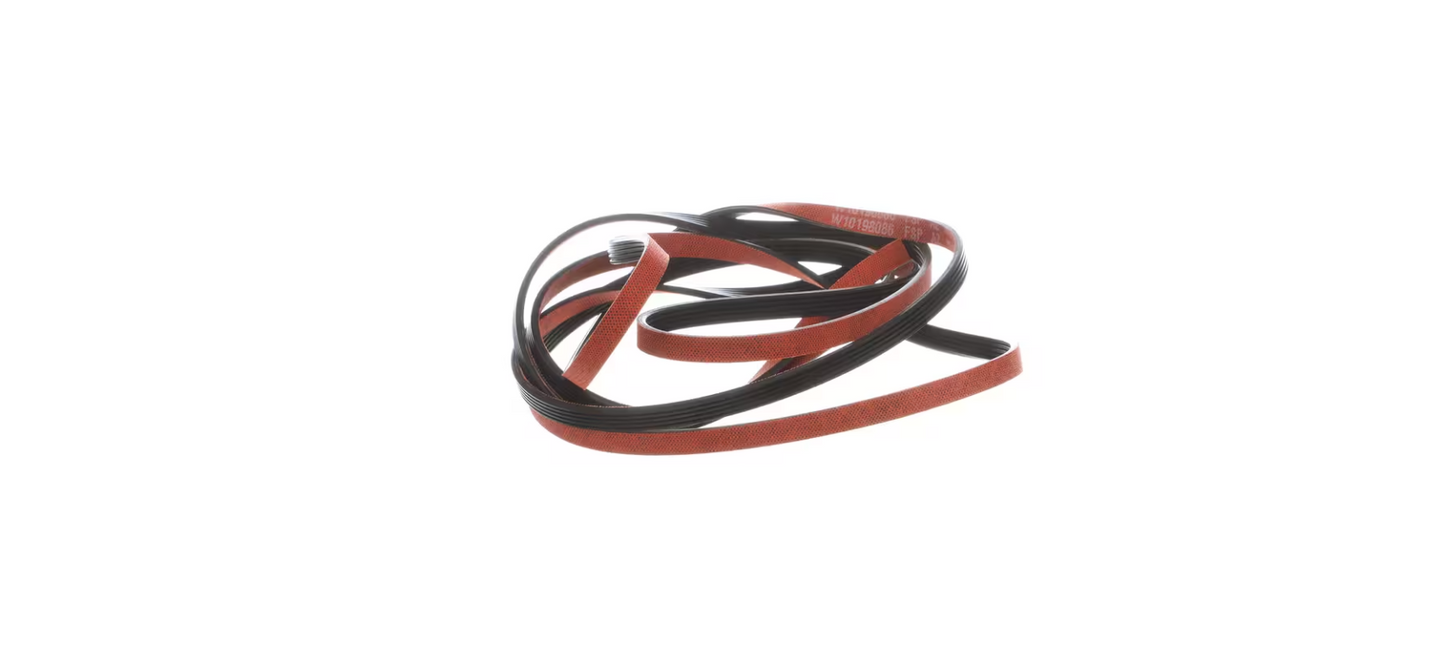 Whirlpool W10198086 Drive Belt, Drum, Dryer