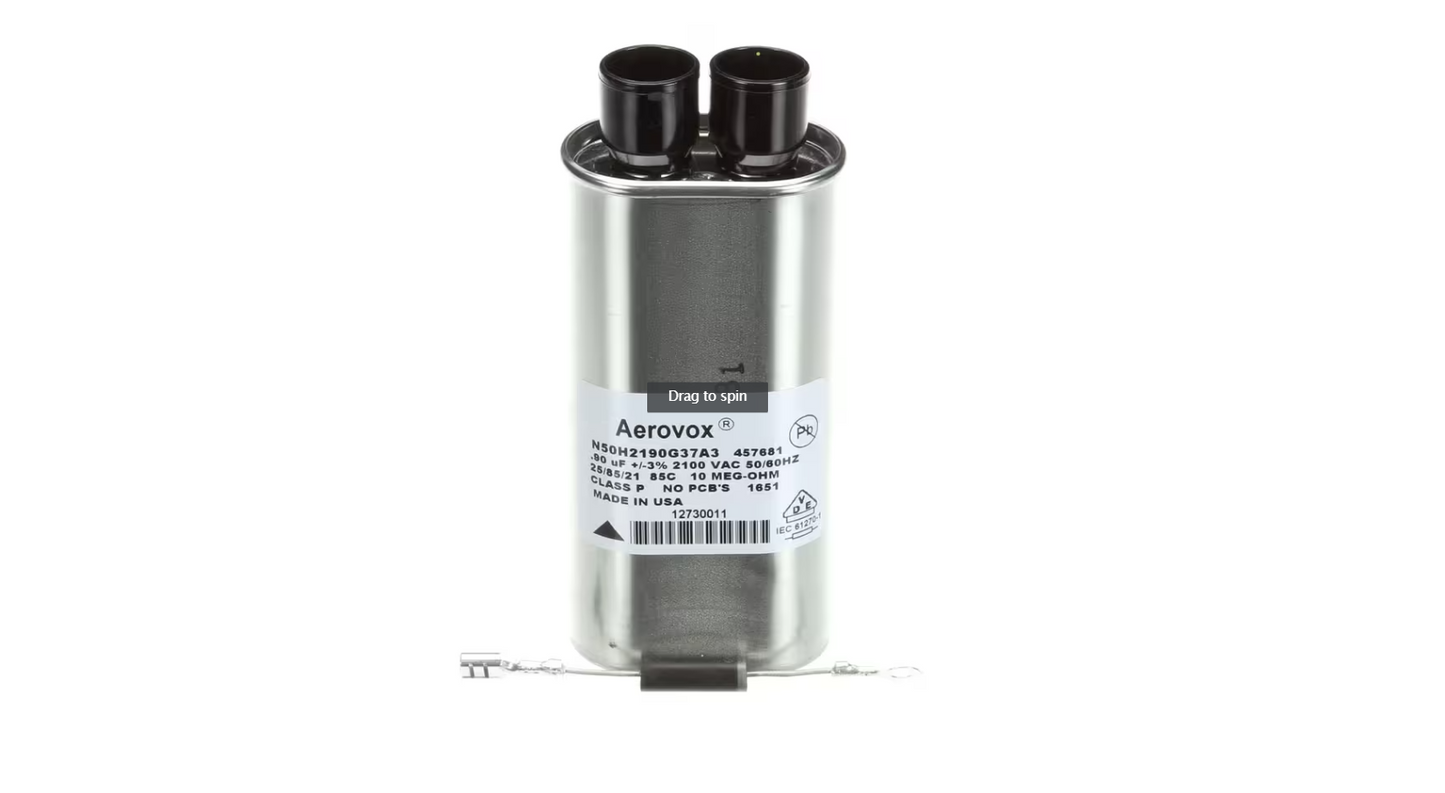 Amana Menumaster N50H2190G37A3 457681 Capacitor Kit with Diode, .90uF