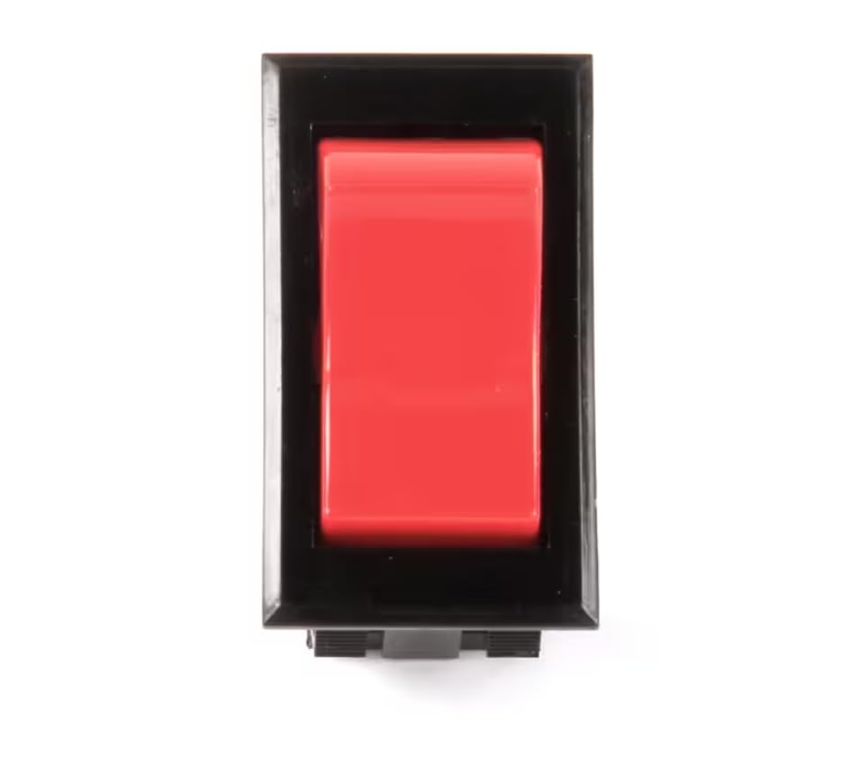 Fits Vulcan Hart 1427R Switch, Rocker, Red, 20A, DPST for 24S, 36C, 48C