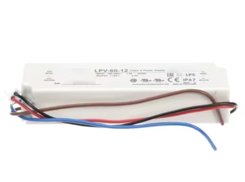 Fits Structural Concepts Class 2 MC07036069 LED Driver/Power Supply, 100-240VAC Input, 12VDC Output for CDR7405, CDR7405B, CDR7419