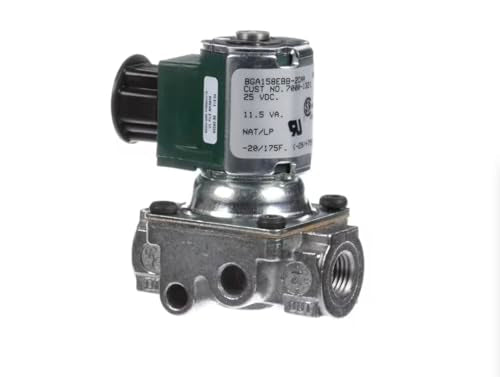 Gas Solenoid Valve Fits Wood Stone Corp BGA158EBB-2CAA – 25VDC, Natural/Propane