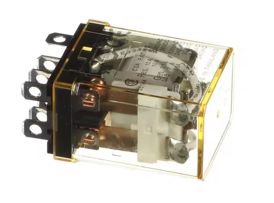 Fits Scotsman HR228 Relay, 24 Volt, 10 Amp, DPDT for ECC1800