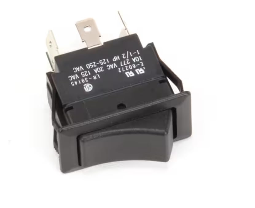 Fits Royal Range 10A 20A 125 VAC Switch, Rocker, Oven Fan, High/Low, SPDT for RR-6SU-C, RECOD-2, RR-4-36-C