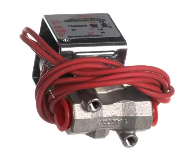 Fits Frymaster X262430446001F4 24/60 T36559238 169-COMPONENT Solenoid Valve, 24V, 60HZ, 2-Way, 1/4" NPT