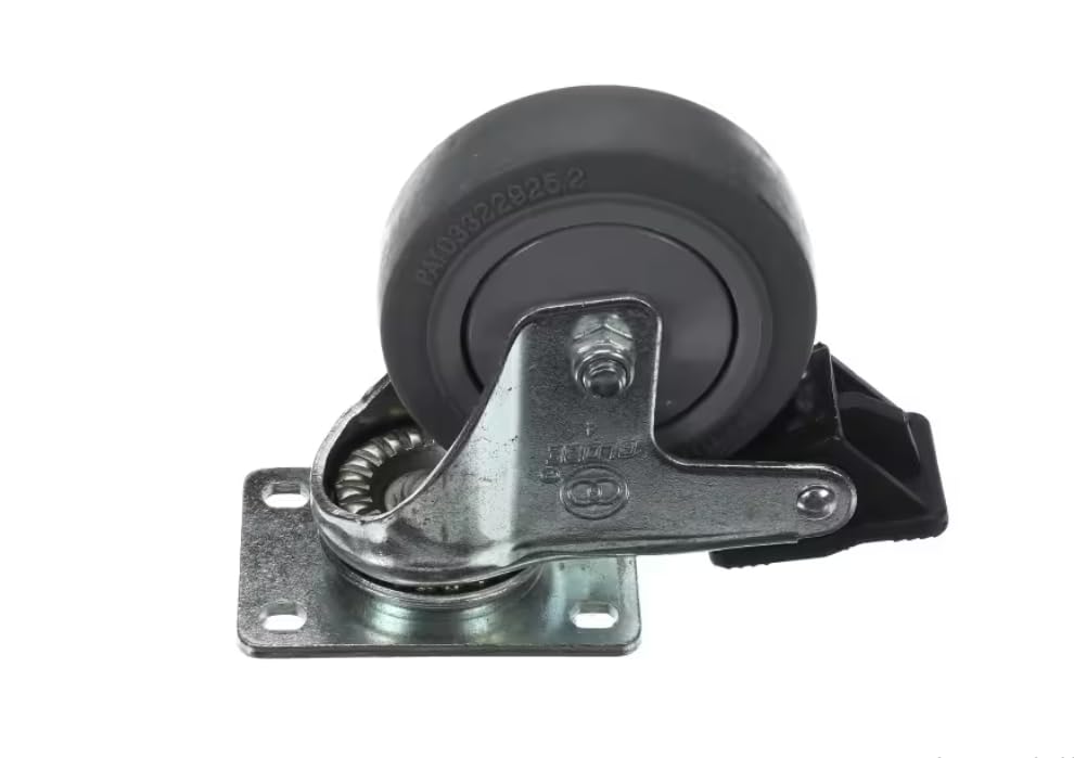 Fits Electrolux Professional PAT033229252 Caster, Swivel, with Brake, Plate for SP-VP2, VP2