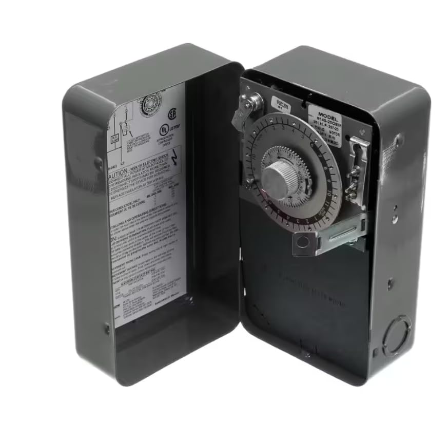 Fits Hussmann 8145-20OEM P-357-20 60HZ Time Clock, 208-240 Volt, Paragon