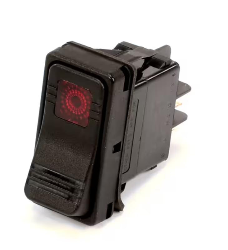 Fits Crown Steam V A S B 250V LAMP 0A 250VAC 1/2HP 1835 R 15A 125 VAC 1/2HP Switch, Power, Light for FT-100GL, FT-20GL, FT-30GL