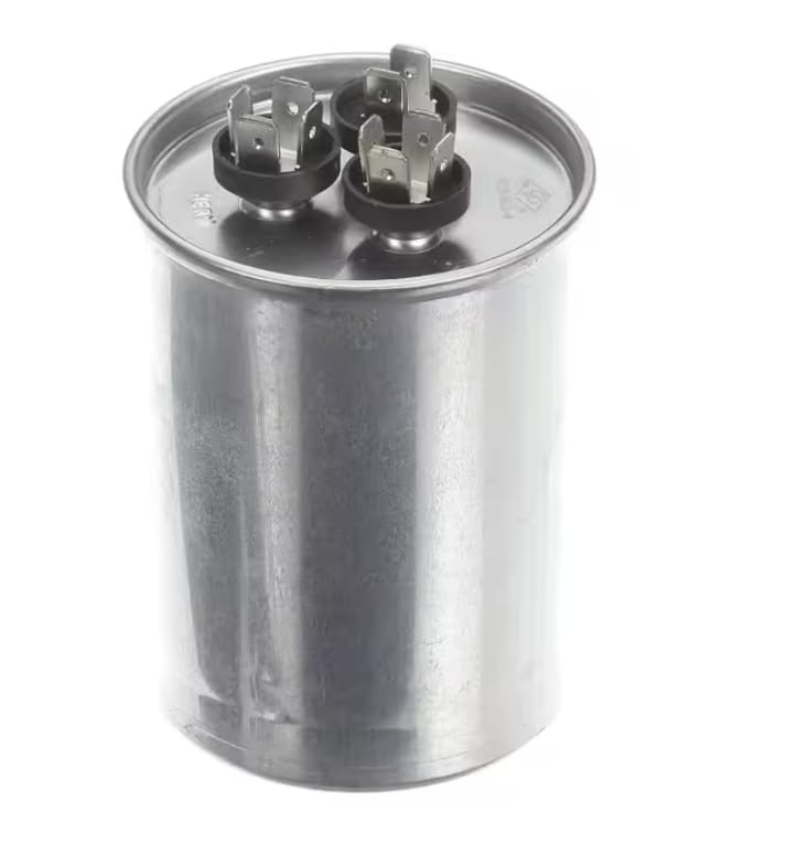 Fits Rheem -40/70/21 Capacitor, Dual, 45/5uF, 440VAC, 50/60HZ, Round for RA1442BC1NB, RA1336AJ1NA, RA1636BJ1NA