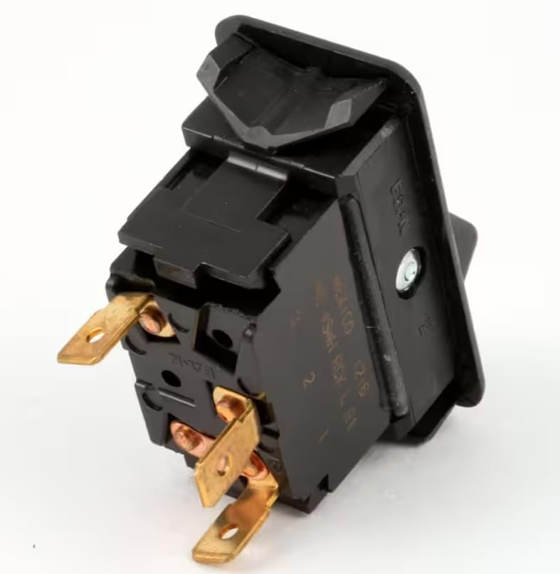 1216 20A 125-277 2HP 250VAC Switch, Rocker, SPST, Red Light, 125-277V, 20A for FSCH-17W2, FSHC-12W1, FSHC-12W2