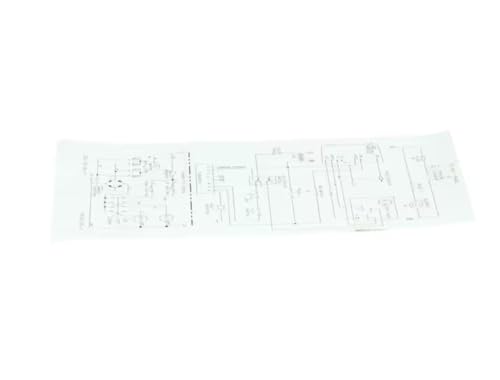 Fits Cleveland SGL-30/40-T1 Service Label, Wire Schematic, 120 Volt, 60HZ for SGL-30-T1, SGL-40-T1
