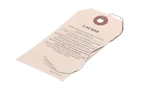Fits Taylor 026571 REV. 9 Tag, Ex Valve, 35-36 PSIG, 2,44 Bar