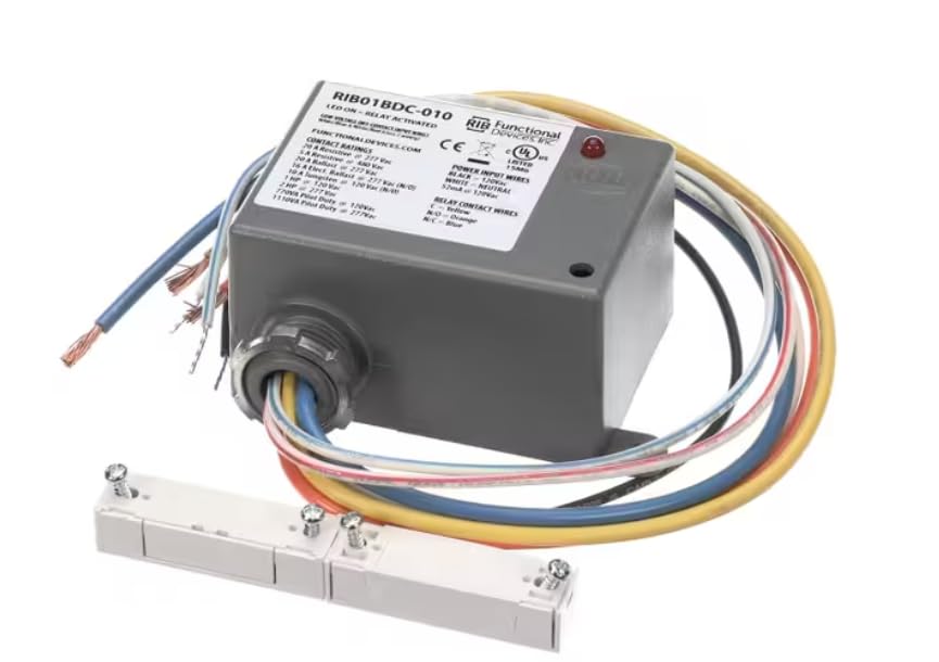 Fits Mars Air Systems RIB01BDC-010 15M6 Controller/Relay Kit, 120V Input, 20A, SPDT