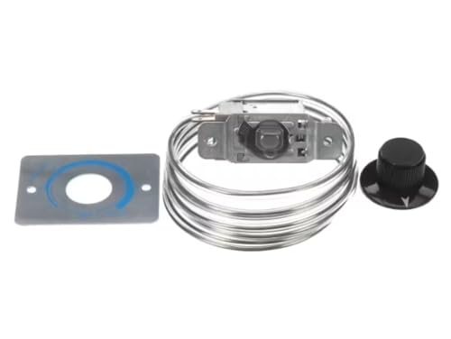 Fits Glastender 1906 Thermostat, Freezer, Includes Knob, Mounting Plate, and Screws for DI-FR (2017-AFTER), FRA-24 (2017-AFTER), FRM-2 (2017-AFTER)