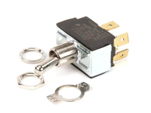Fits Ultrafryer 10A 250VAC 15A 125VAC 0121-0009N 1424 R Switch, Toggle, DPST, 125V, 15A for B-IR-RS-2-UCP, B-IR-RS-3-UC, B-IR-RS-3-UCP