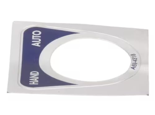 Fits Stero Dishwasher A69-4318 Decal/Label, Hand-Auto for SC-1, SC-2, SC-3