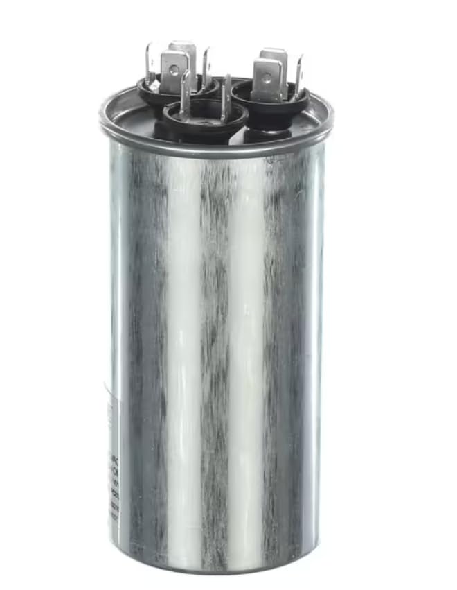 Fits Rheem CBB65A E325324 C22.2 NO. 190 A548157 Capacitor, 45 + 5uF, 370VAC, 50/60HZ, Round
