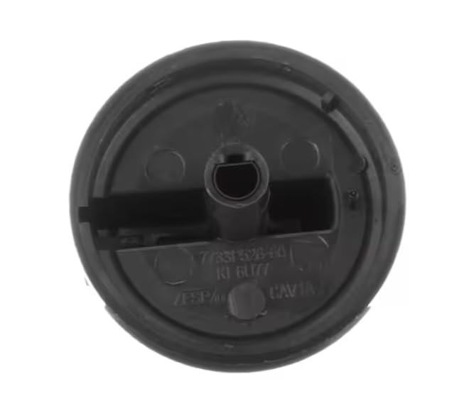 KI 6U77 CAV1A Knob, Top Element, Black, Cooktop for G7CE3635XS