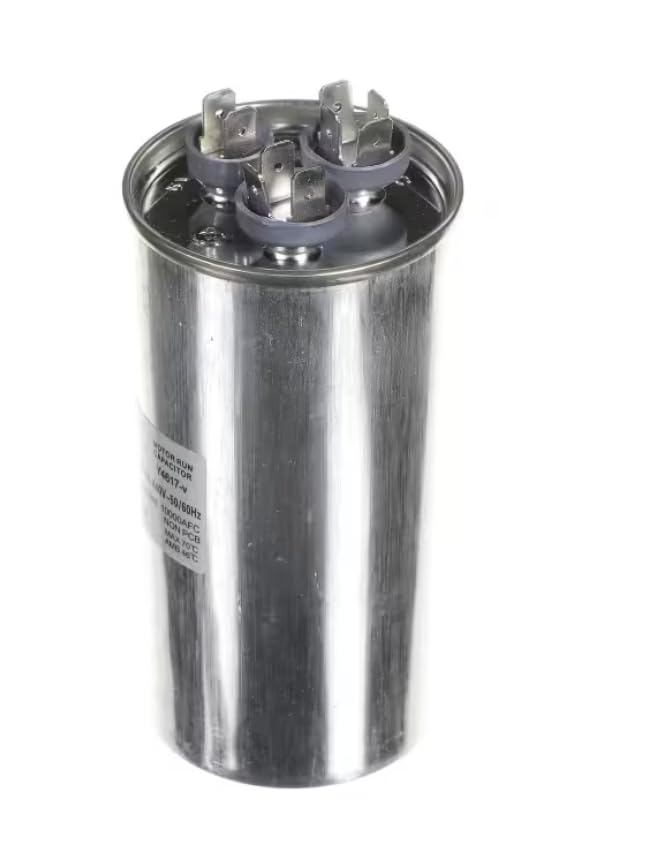 Fits Lennox Y4617-v 190 1/C Dual Run Cap 407.5 MFD @ 440VAC RND